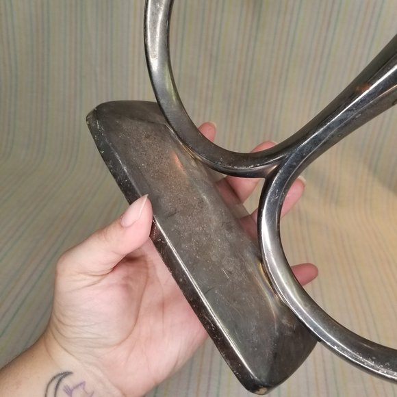 Vintage WMF Germany Silver Plate Tripe Candle Holder Trio Candelabra Art Deco - Picture 10 of 12